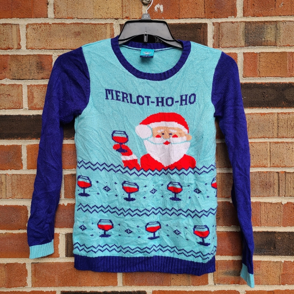 Norther Pole HoHoHo Merlot Sweater